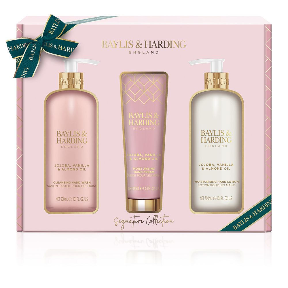 Baylis & Harding Sada péče o ruce Jojoba Vanilla & Almond Oil 3 ks Baylis & Harding