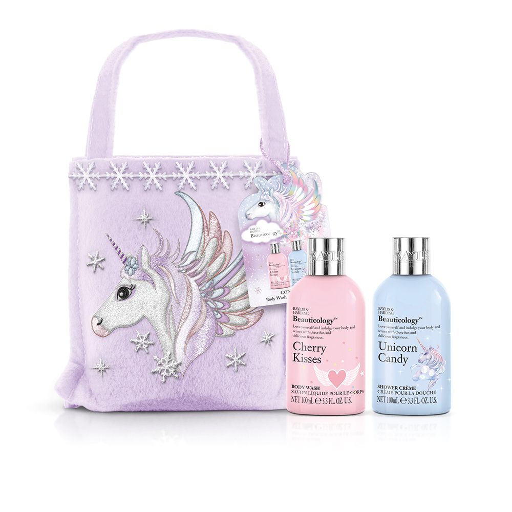 Baylis & Harding Sada péče o tělo v taštičce Beauticology Unicorn 2 ks Baylis & Harding