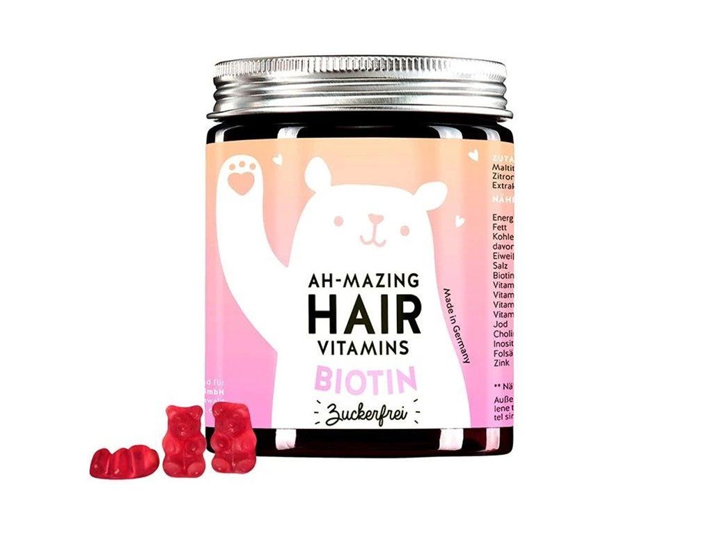 Bears With Benefits Ah-mazing Hair Vitamins mit Biotin sugarfree 60 ks Bears With Benefits