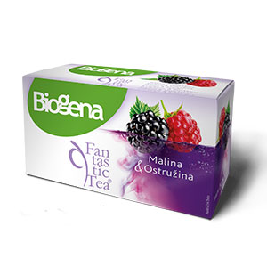 Biogena Fantastic Malina & Ostružina porcovaný čaj 20x2