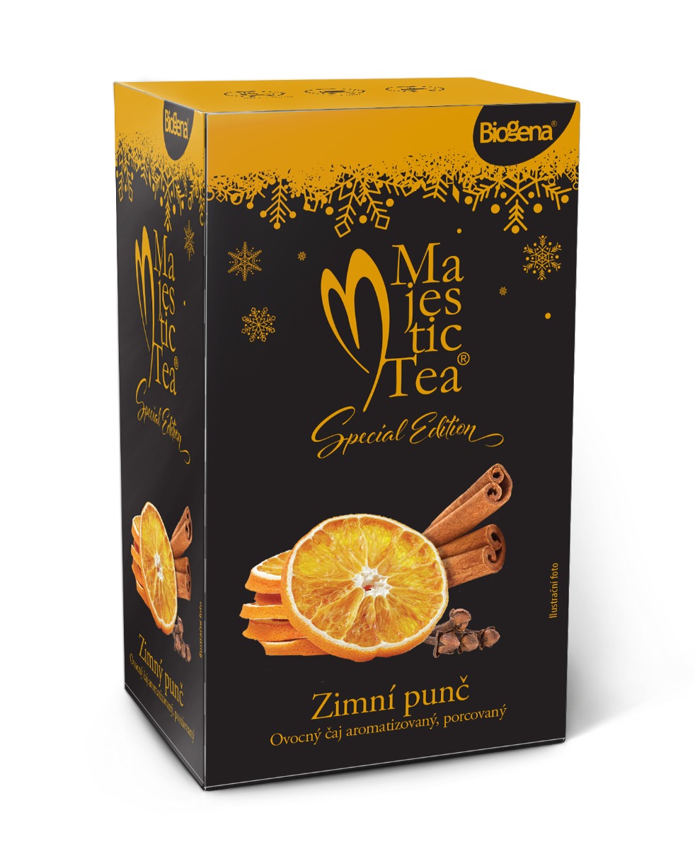 Biogena Majestic Tea Zimní punč porcovaný čaj 20x2 g Biogena