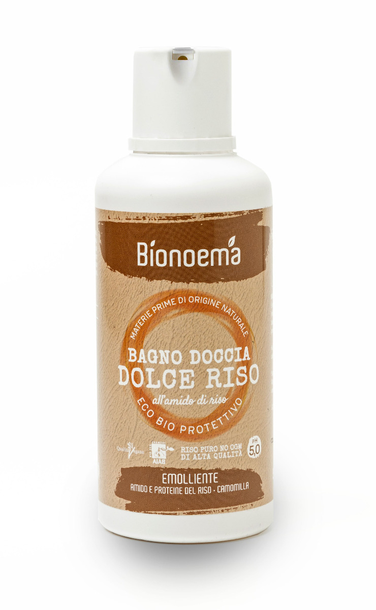 Bionoema Dolce Riso Mycí gel s rýžovým pudrem na problematickou pokožku BIO 500 ml Bionoema