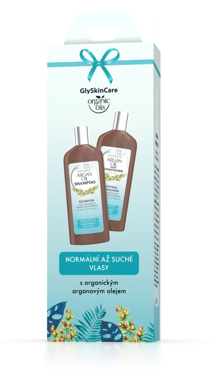 Biotter GlySkinCare organics oils Argan šampon + kondicionér vánoční set Biotter