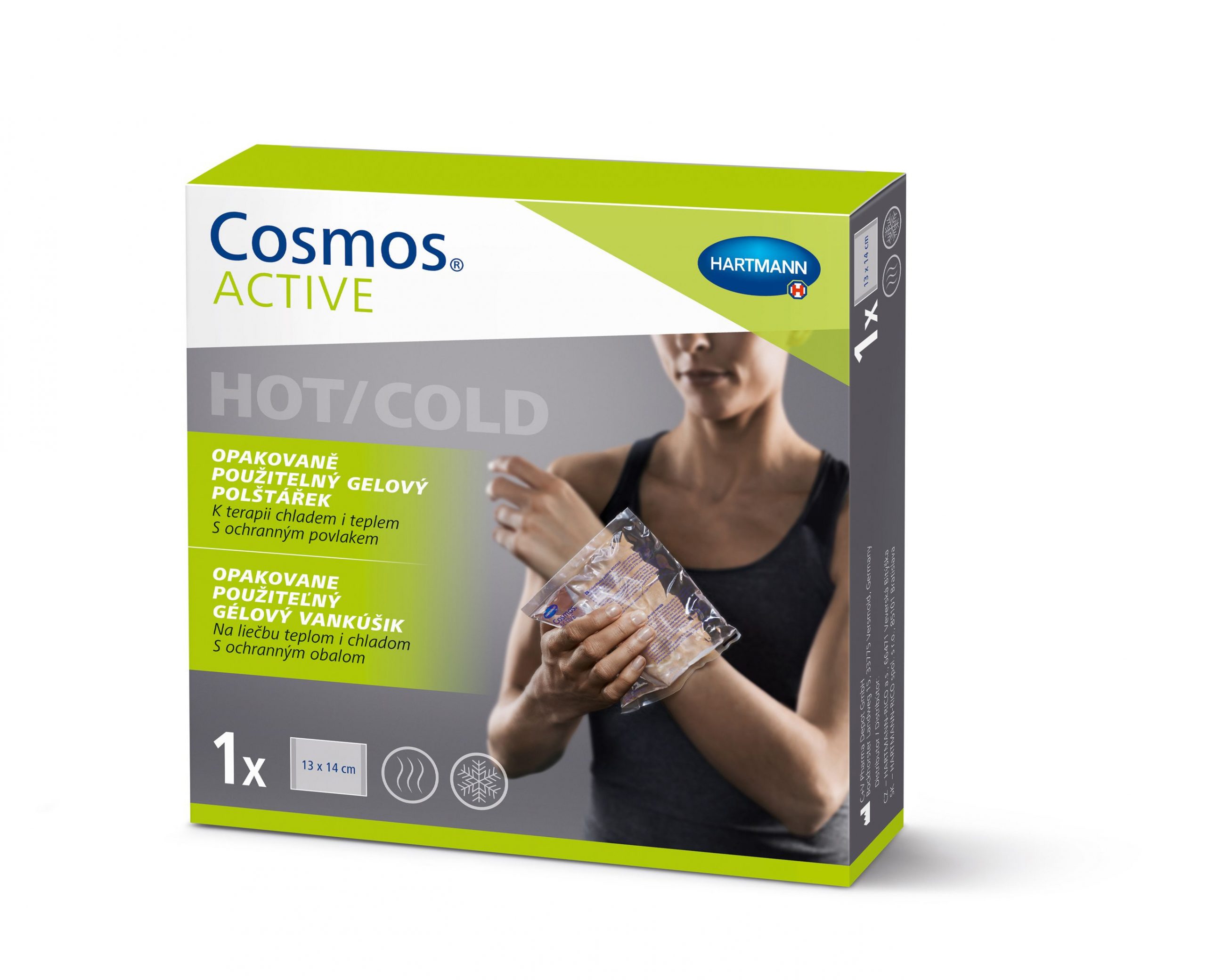 Cosmos Active Hot/Cold 13 x 14 cm gelový pošltářek 1 ks Cosmos