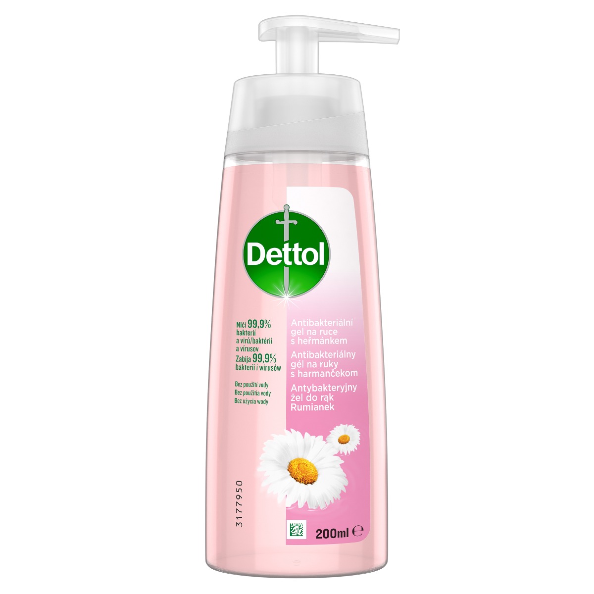 Dettol Antibakteriální gel na ruce Heřmánek 200 ml Dettol