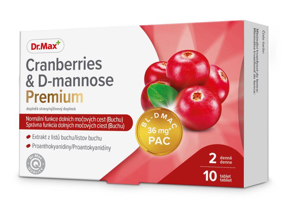Dr.Max Cranberries & D-mannose Premium 10 tablet Dr.Max