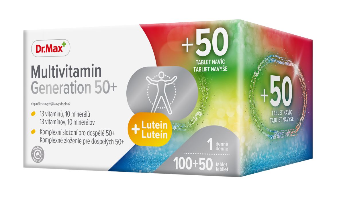 Dr.Max Multivitamin Generation 50+ 100+50 tablet Dr.Max