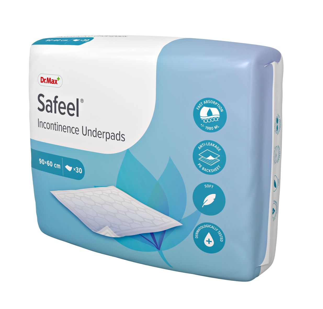 Dr.Max Safeel Incontinence Underpads 90x60 cm 30 ks Dr.Max