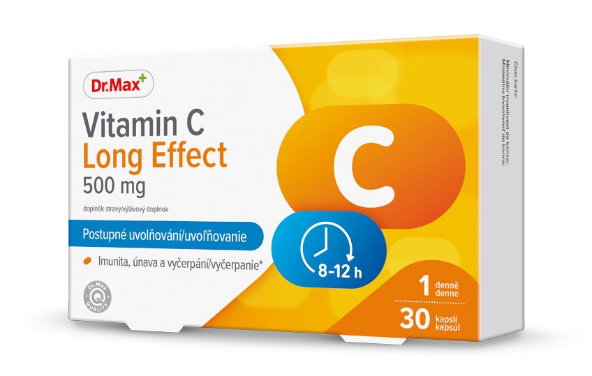 Dr.Max Vitamin C Long Effect 500 mg 30 kapslí Dr.Max