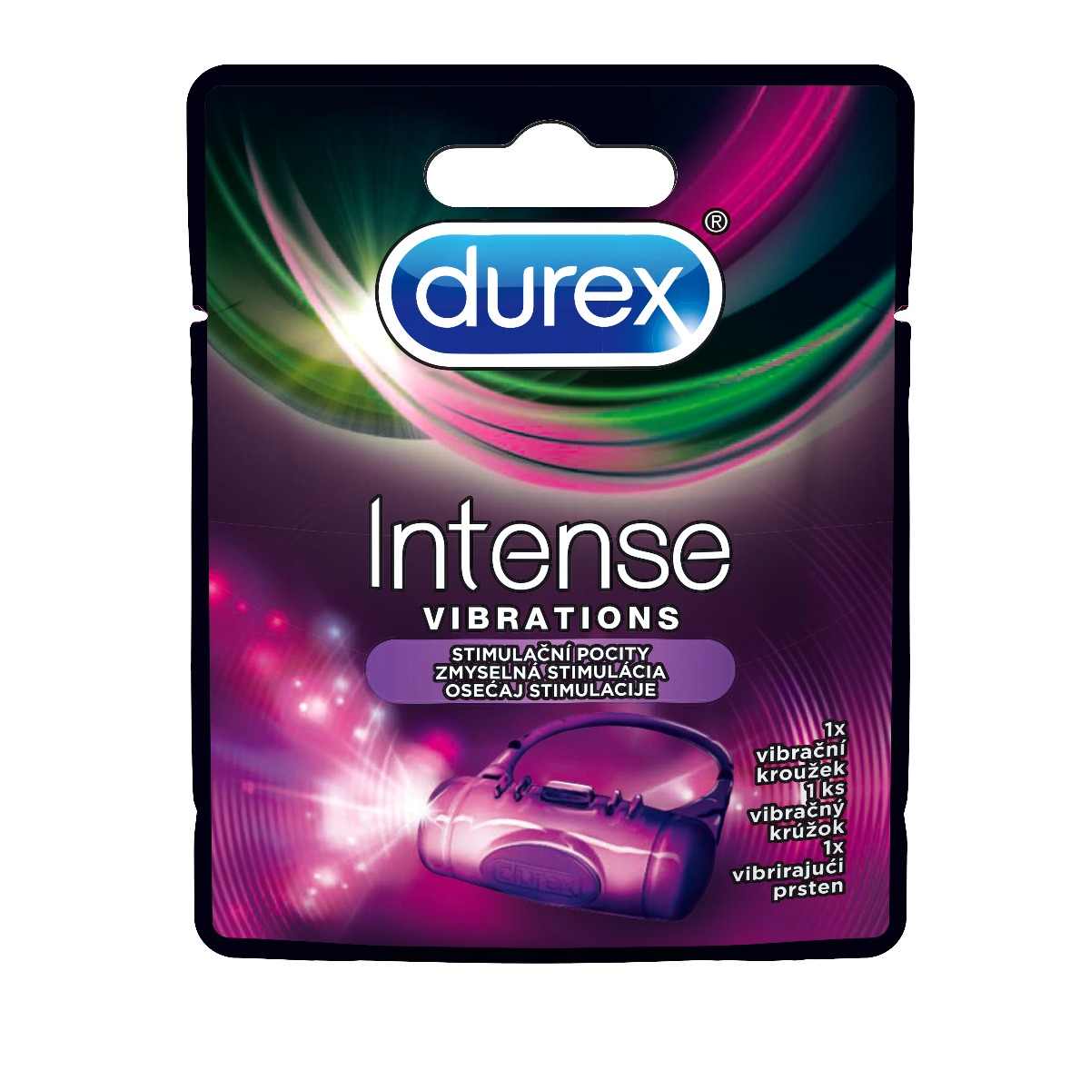 Durex Intense Vibrations vibrační kroužek 1 ks Durex