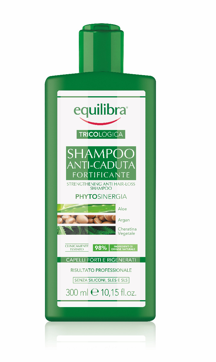 Equilibra Strengthening Anti Hair-loss Shampoo šampon proti padání vlasů 300 ml Equilibra