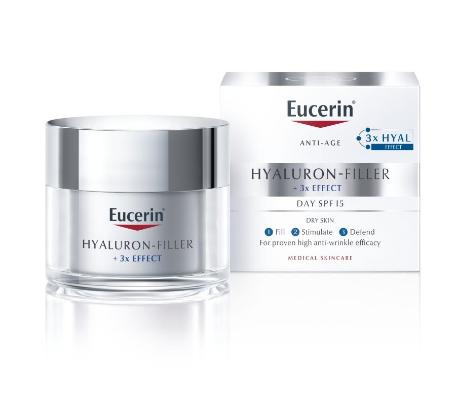 Eucerin Hyaluron-Filler + 3x Effect denní krém pro suchou pleť 50 ml Eucerin