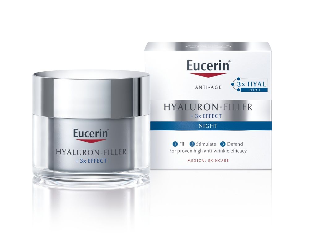 Eucerin Hyaluron-Filler + 3x Effect noční krém 50 ml Eucerin