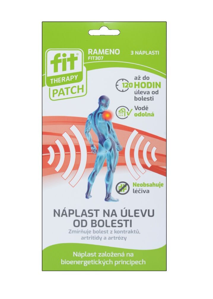 FIT Therapy Náplast na úlevu od bolesti rameno 3 ks FIT Therapy