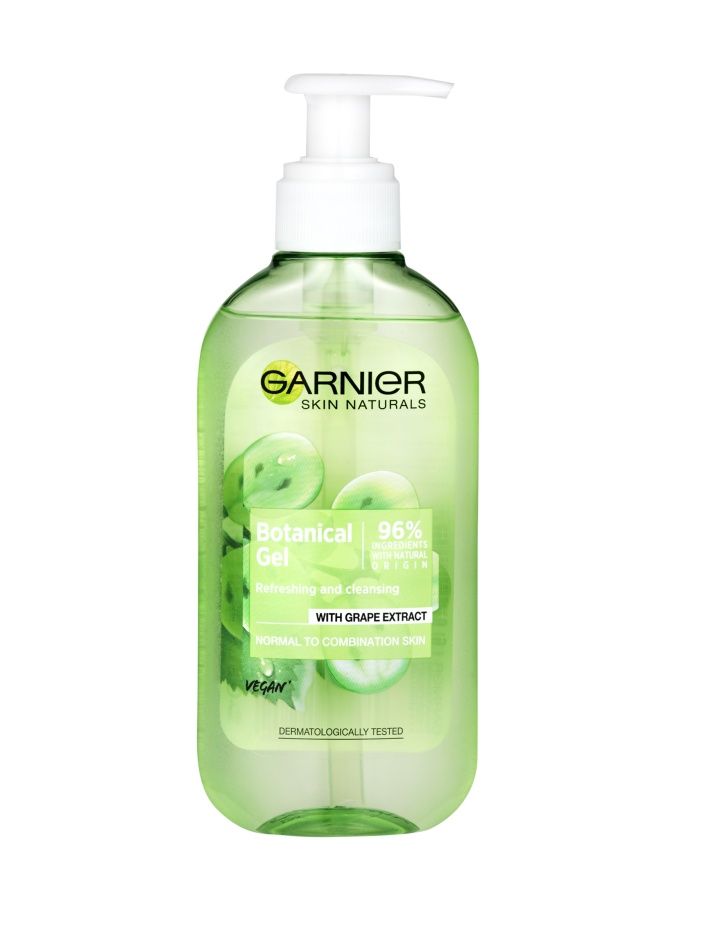 Garnier Skin Naturals Čisticí pleťový gel s hroznovým vínem 200 ml Garnier