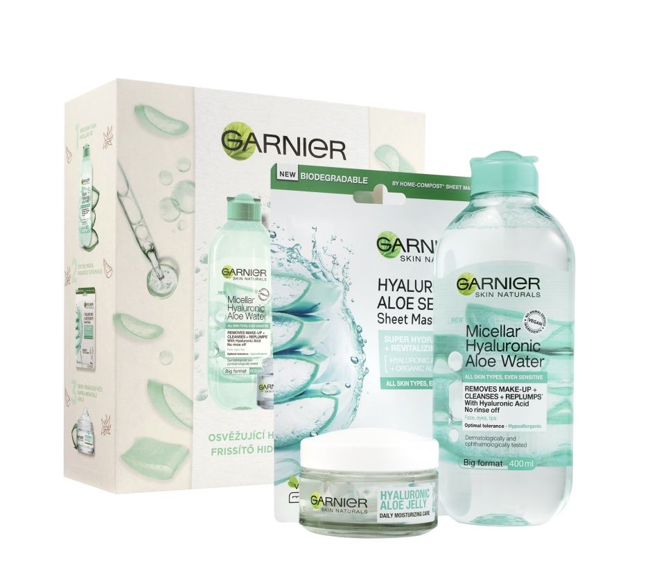 Garnier Skin Naturals Hyaluronic Aloe dárková sada 2021 Garnier