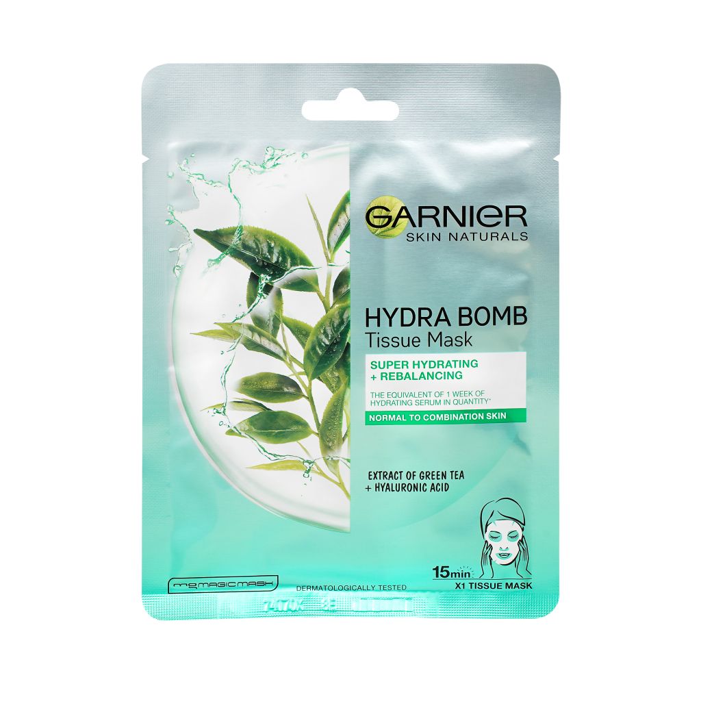 Garnier Skin Naturals Hydra Bomb čisticí a hydratační pleťová maska 28 g Garnier