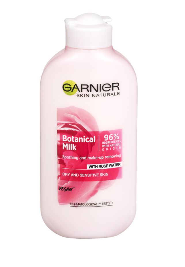 Garnier Skin Naturals Odličovací mléko s květy růže 200 ml Garnier