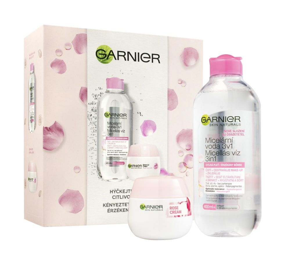 Garnier Skin Naturals Rose dárková sada 2021 Garnier