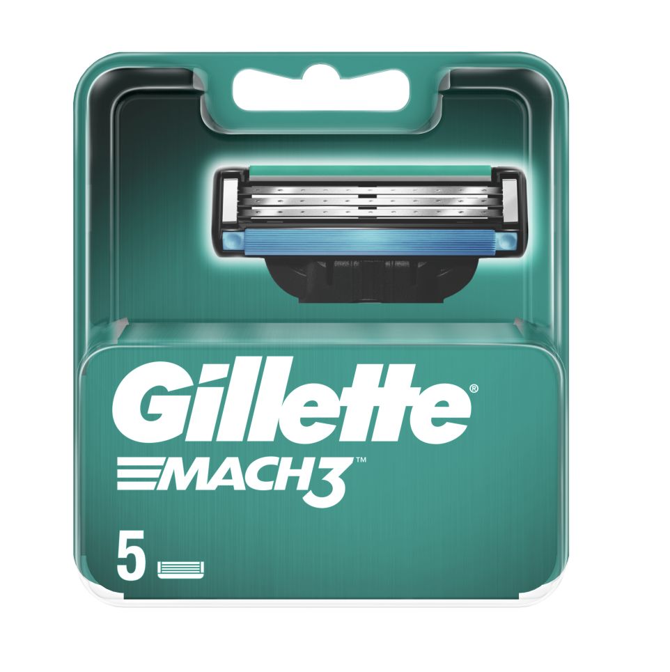 Gillette Mach3 náhradní hlavice 5 ks Gillette