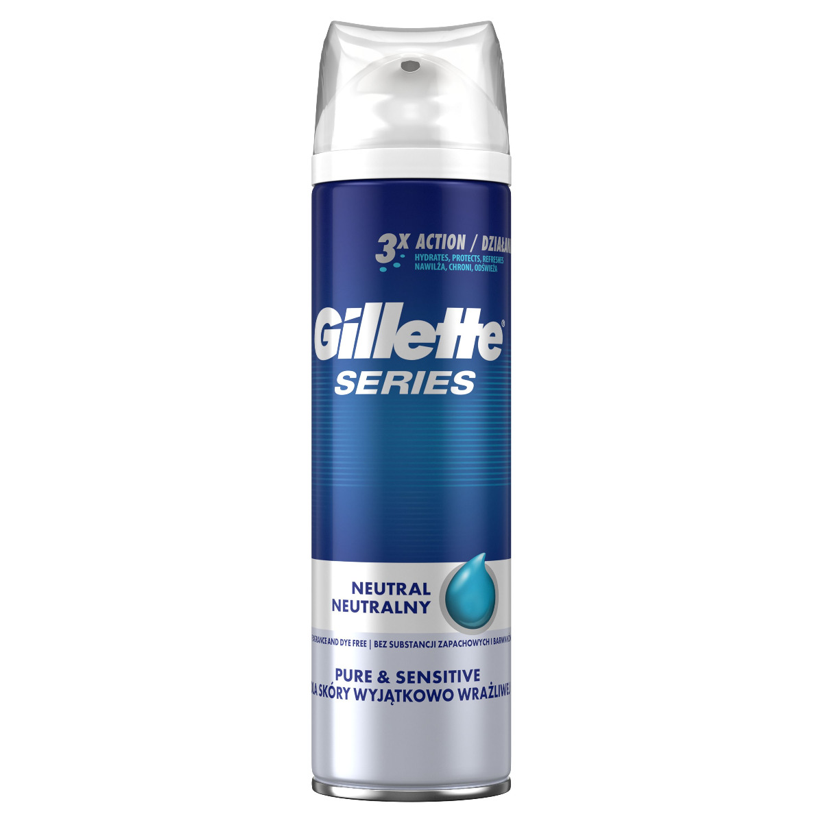 Gillette Series Pure & Sensitive pánský gel na holení 200 ml Gillette