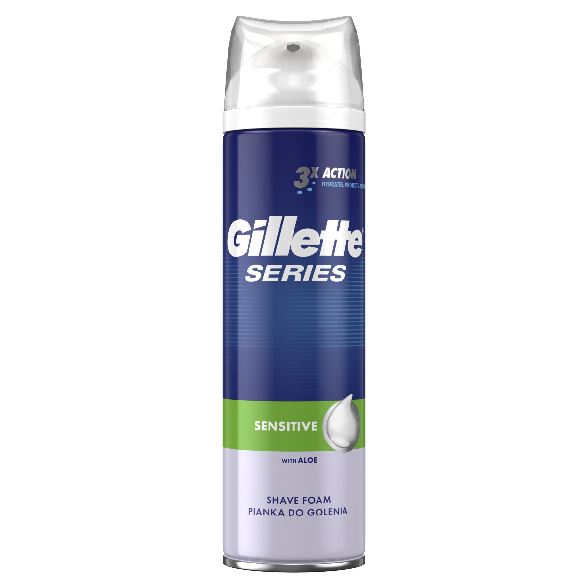 Gillette Series Sensitive pánská pěna na holení 250 ml Gillette