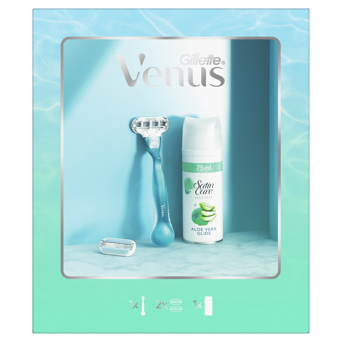 Gillette Venus Smooth 3ks dárková sada 3 ks Gillette