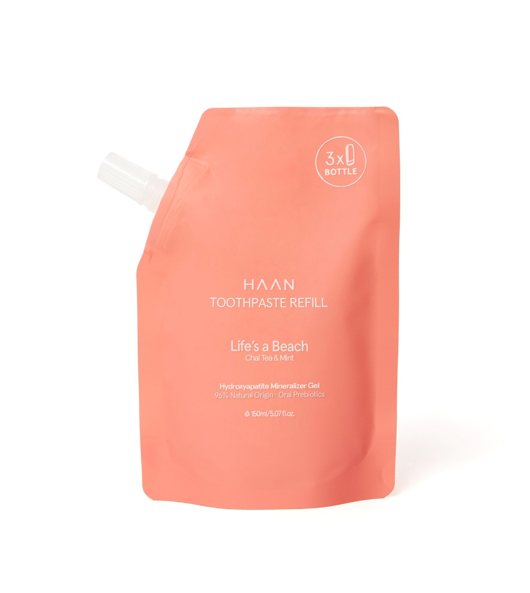 HAAN Life´s a Beach Chai čaj&máta náhradní náplň do zubní pasty 150 ml HAAN