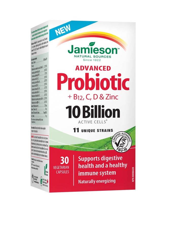 Jamieson ADVANCED Probiotic 10 miliard + vitamíny B12