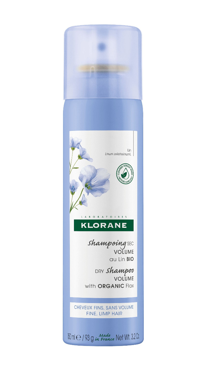 KLORANE Suchý šampon s BIO lnem pro jemné vlasy bez objemu 150 ml KLORANE