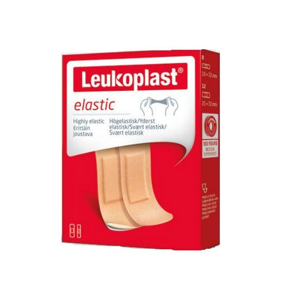 Leukoplast Elastic Náplast pružná 2 velikosti 20 ks Leukoplast