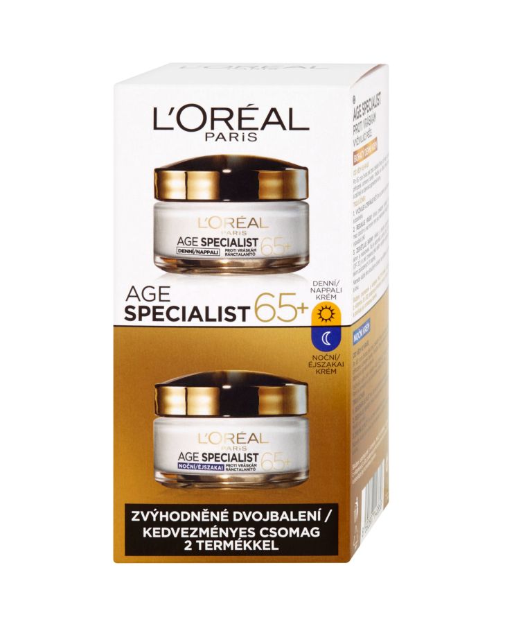 Loréal Paris Age Specialist 65+ Denní a noční krém duopack 2x50 ml Loréal Paris