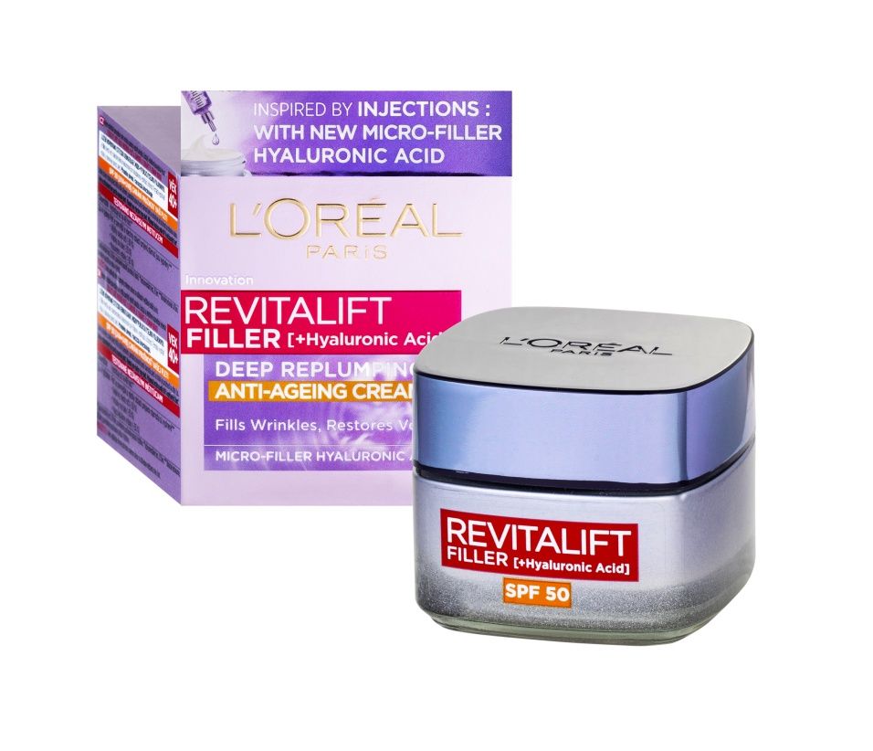 Loréal Paris Revitalift Filler HA SPF50 denní krém proti stárnutí pleti 50 ml Loréal Paris