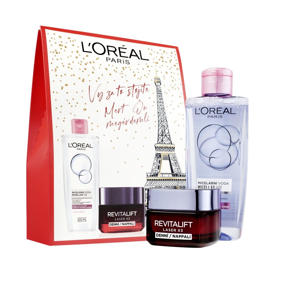 Loréal Paris Revitalift Laser X3 dárková sada 2021 Loréal Paris