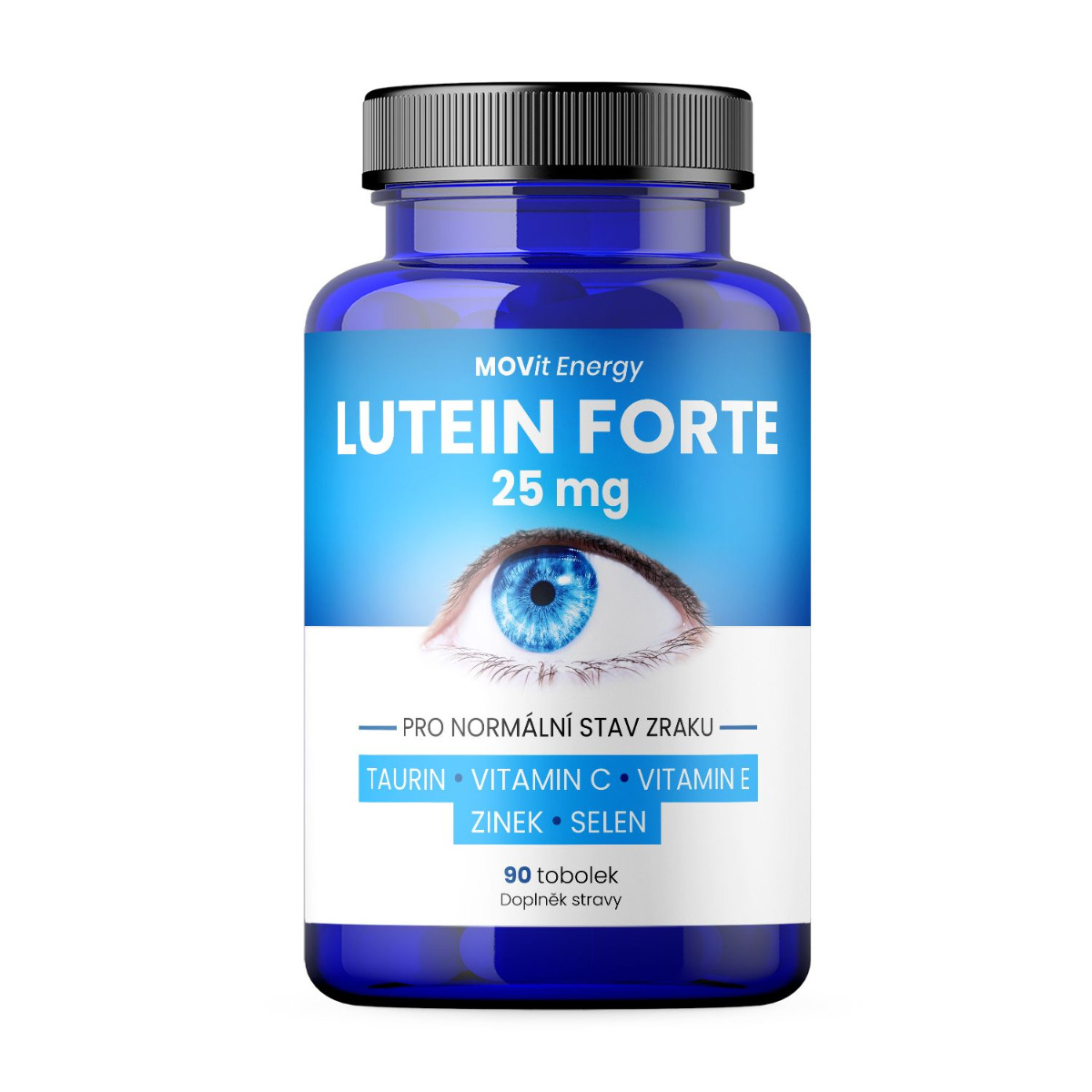 MOVit Energy Lutein Forte 25 mg + Taurin 90 tobolek MOVit Energy