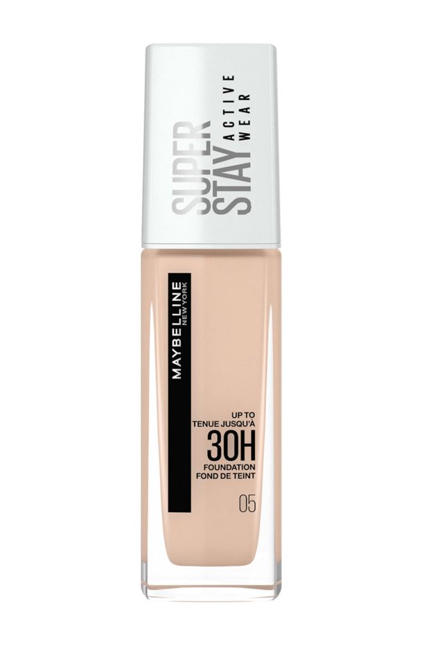 Maybelline SuperStay Active Wear odstín 05 Light Beige dlouhotrvající vysoce krycí make-up 30 ml Maybelline