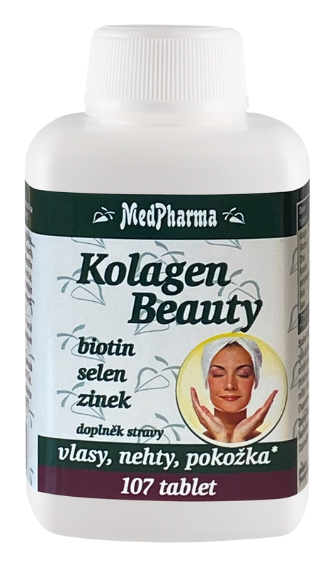 Medpharma Kolagen Beauty biotin selen zinek 107 tablet Medpharma