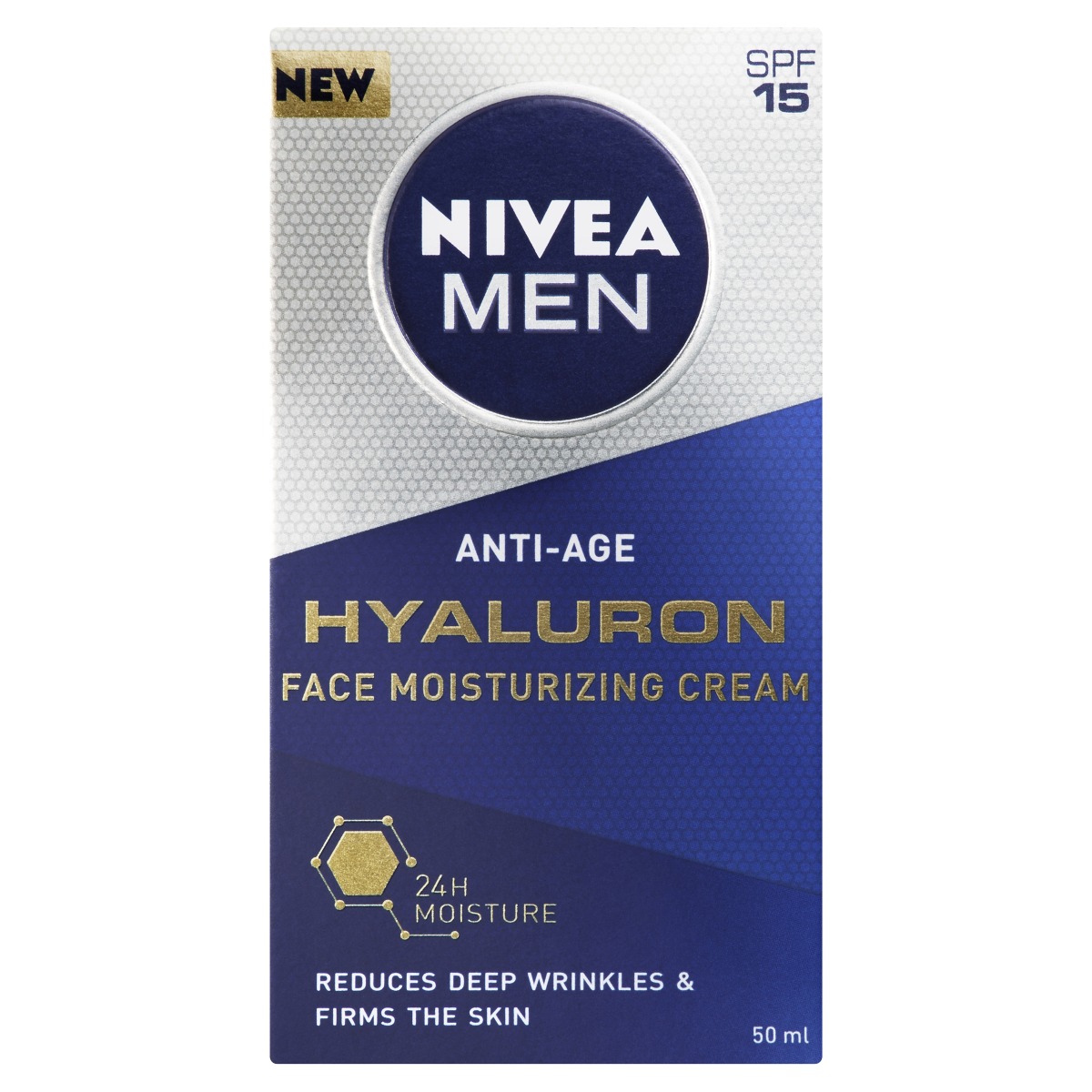Nivea MEN Hyaluron hydratační krém proti vráskám 50 ml Nivea