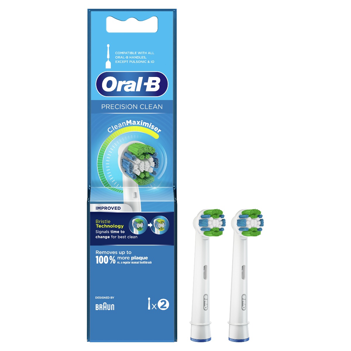 Oral-B EB 20-2 Precision clean náhradní hlavice s technologií CleanMaximiser 2 ks Oral-B