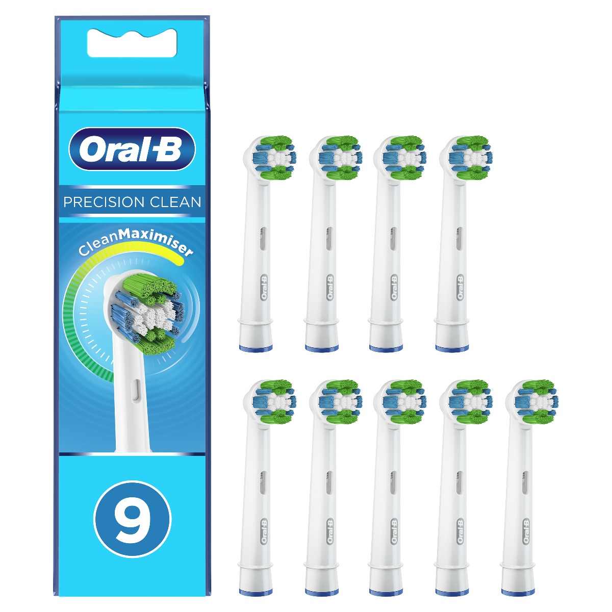 Oral-B EB 20-9 Precision clean náhradní hlavice s technologií CleanMaximiser 9 ks Oral-B