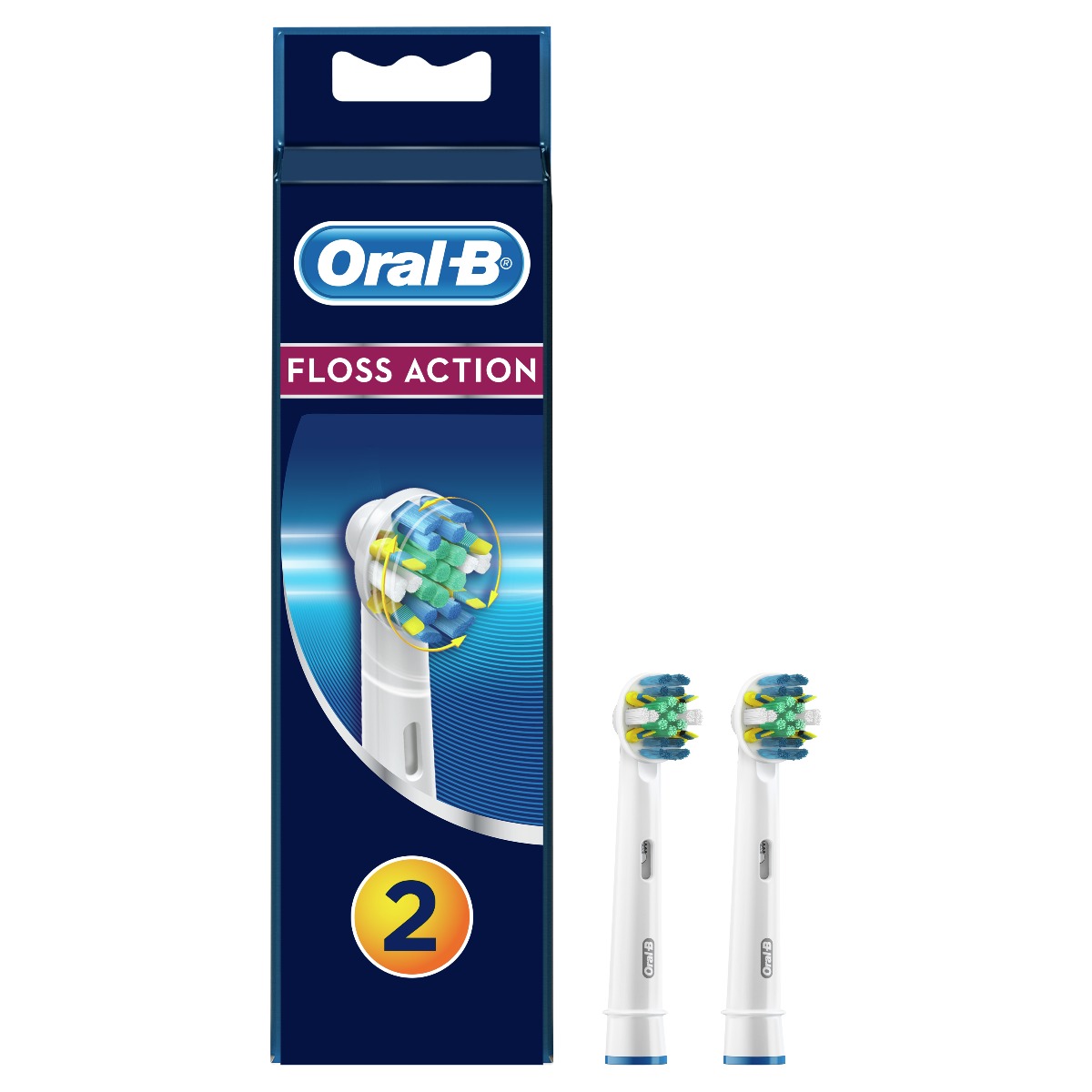 Oral-B EB 25-2 Floss Action náhradní hlavice s technologií CleanMaximiser 2 ks Oral-B