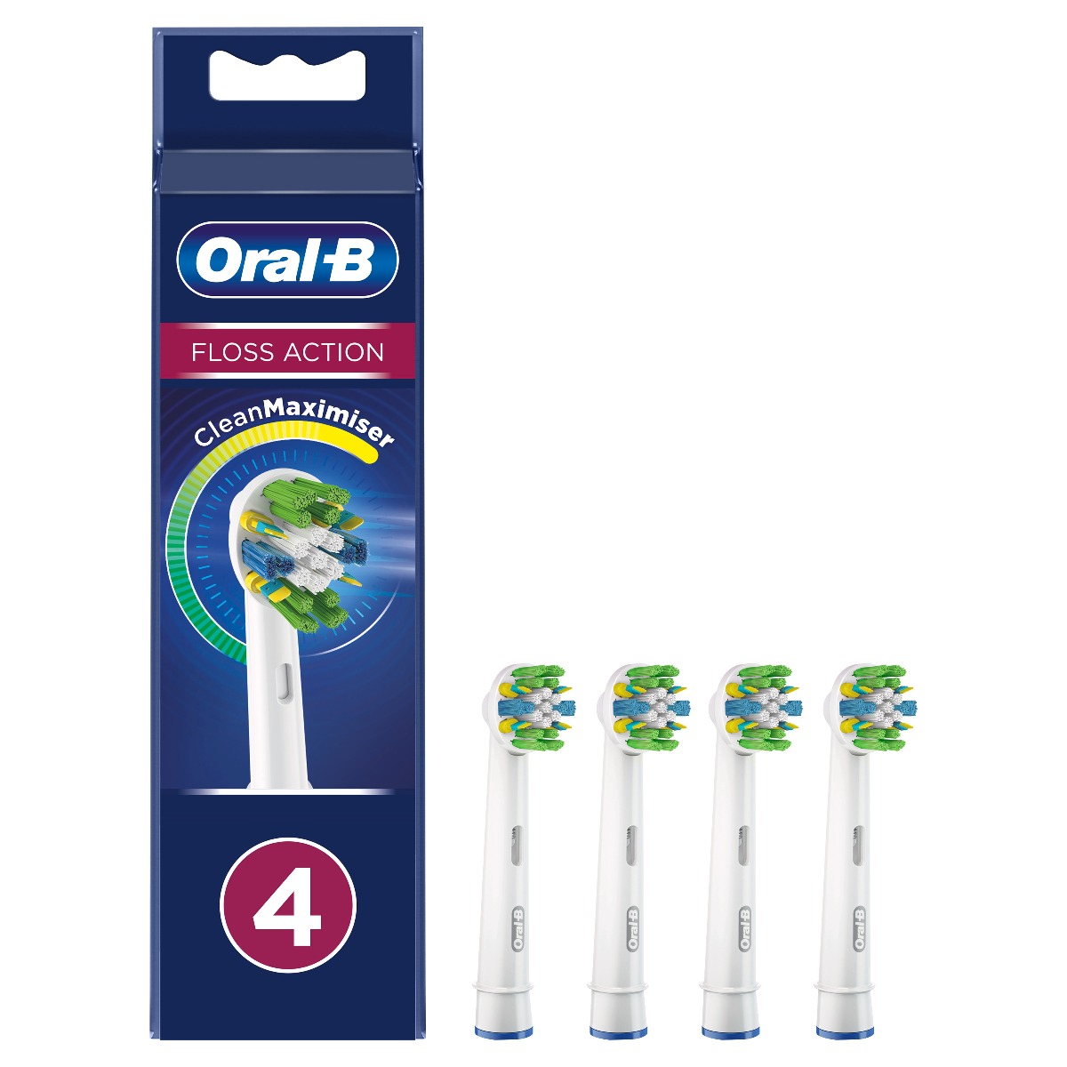 Oral-B EB 25-4 Floss Action náhradní hlavice s technologií CleanMaximiser 4 ks Oral-B