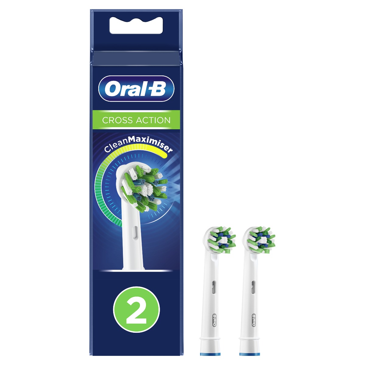Oral-B EB 50-2 CrossAction náhradní hlavice s technologií CleanMaximiser 2 ks Oral-B