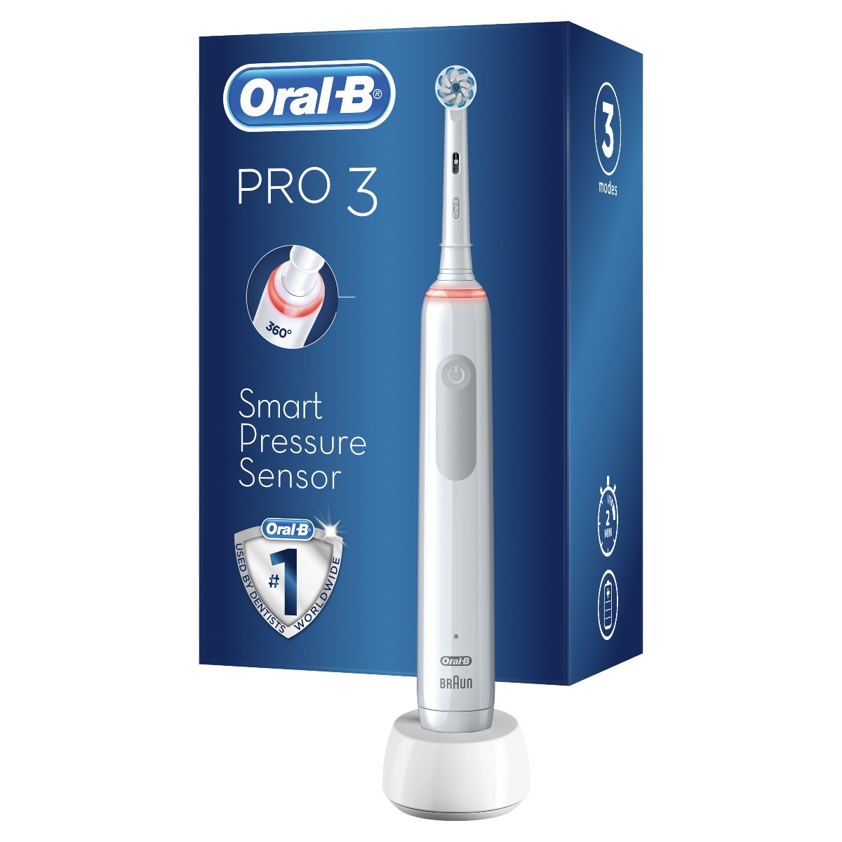 Oral-B PRO 3 3000 Sensitive Clean elektrický zubní kartáček Oral-B