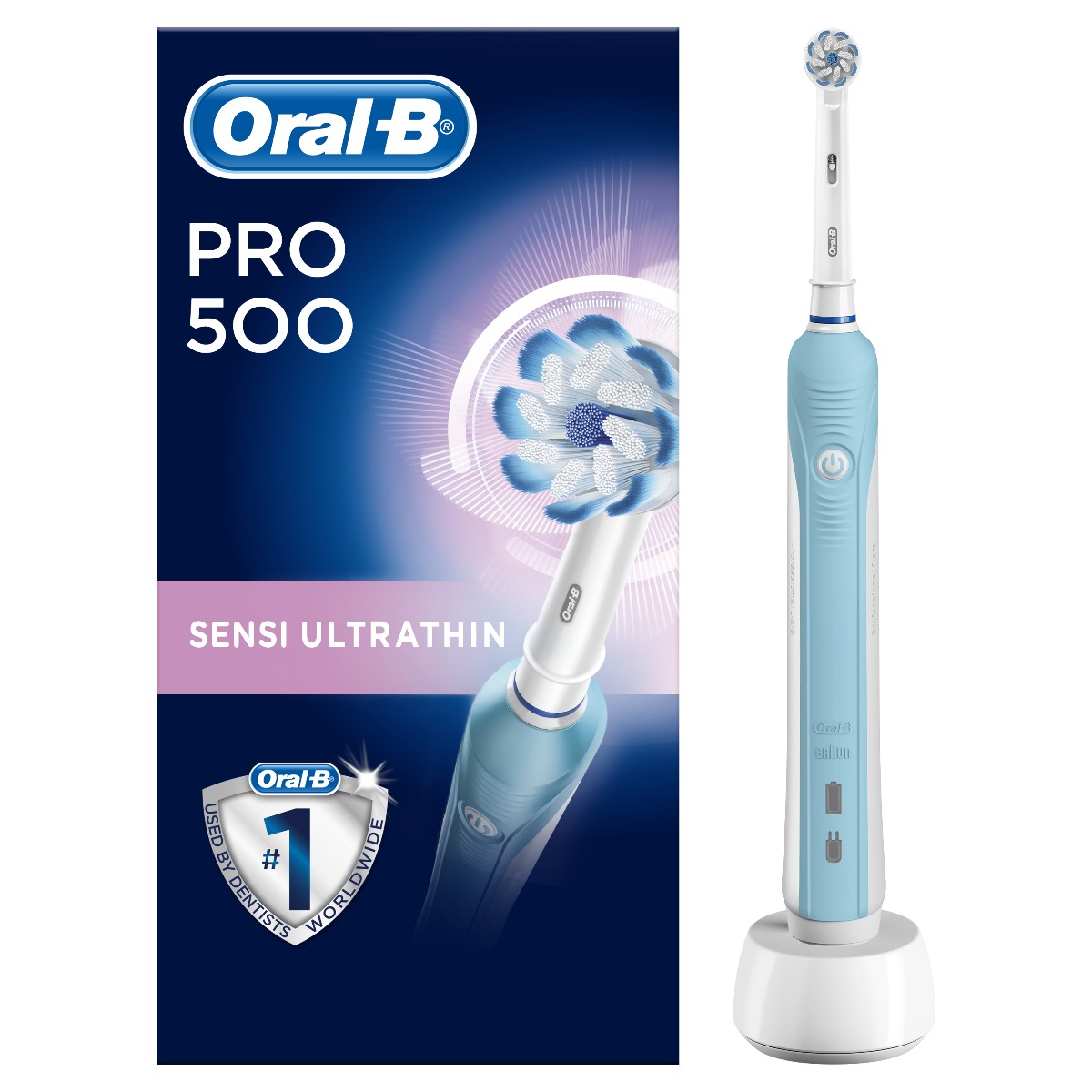 Oral-B PRO 500 Sensitive elektrický zubní kartáček Oral-B