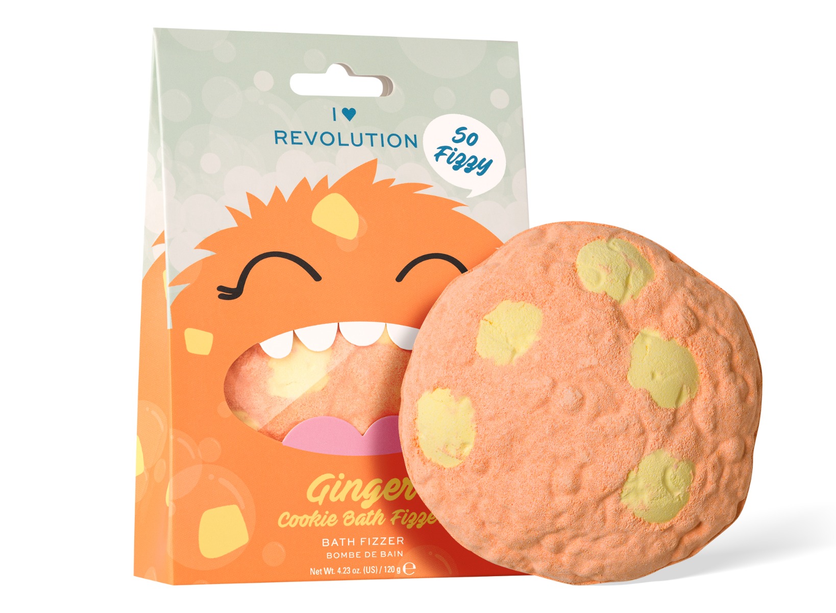 Revolution I Heart Revolution Ginger Cookie koupelová bomba 120 g Revolution