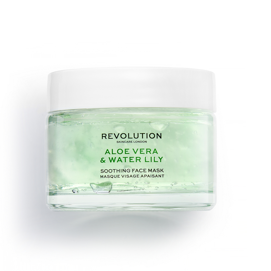 Revolution Skincare Aloe Vera & Water Lily Soothing maska na obličej 50 ml Revolution