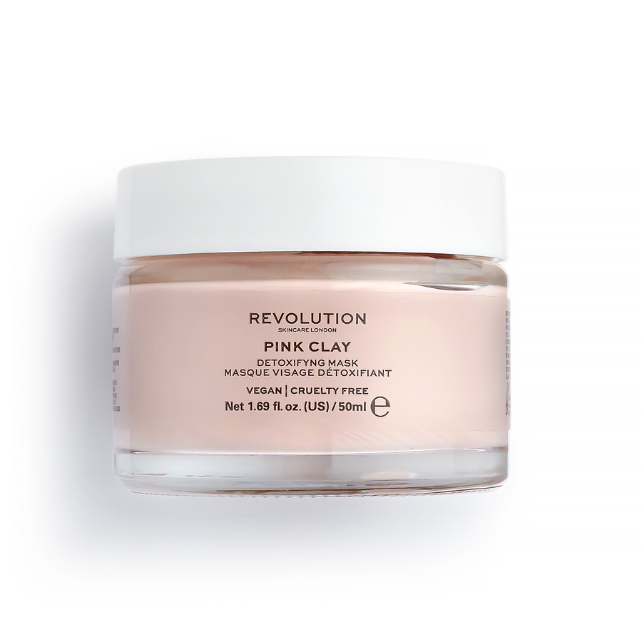 Revolution Skincare Pink Clay Detoxifying maska na obličej 50 ml Revolution