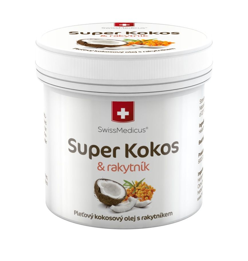 SwissMedicus Super Kokos a rakytník pleťový olej 150 ml SwissMedicus