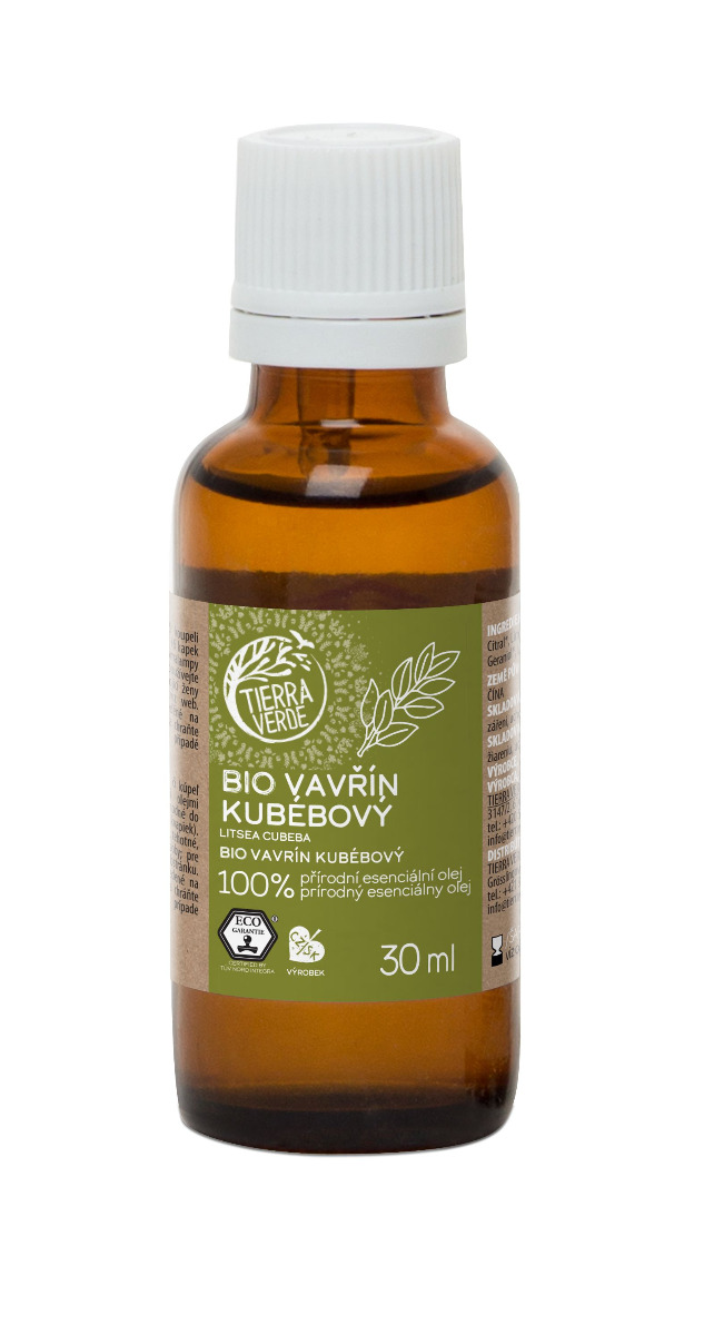 Tierra Verde Esenciální olej BIO Vavřín kubébový 30 ml Tierra Verde